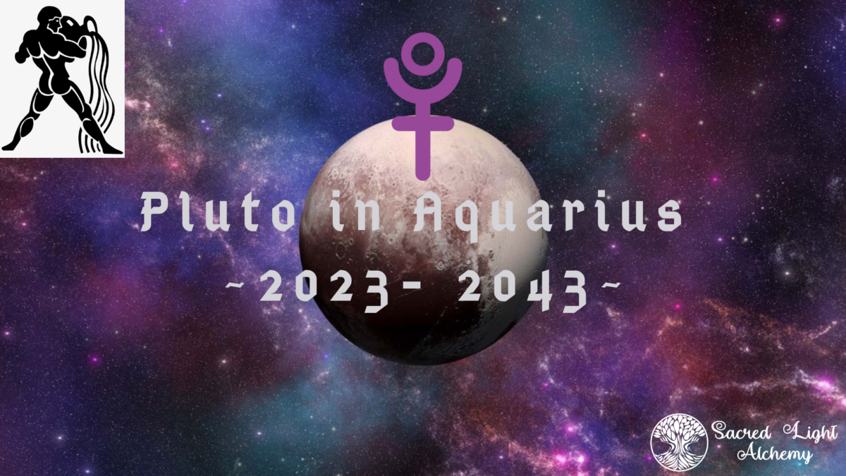 Pluto transiting Aquarius (The Water Bearer) from March 2023 January