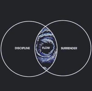 Discipline + Surender = FLOW